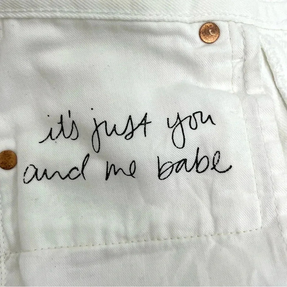 GRLFRND Karolina White Flag High Rise Rigid Denim
Skinny Ankle Jeans Size 26 - Picture 8 of 11